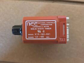 K1k-00180-661 National Controls Ncc 2p 10a 120vcoil Solid State Timer K1k-180-661 1.8-180 Sec