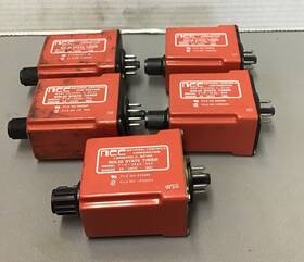 T1k-3600-465 Ncc Lot Of 5 Solid State Timers 10a 120/140 Vac 50/60 Hz B267