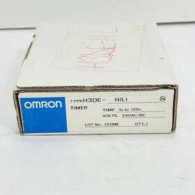 H3de-hl Omron 24v Timer 1-120 Seconds New