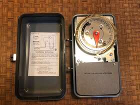 42011-00 Paragon Model 24 Hour Clock Operated Switch. 120v 60 Hz 15 A 1 Hp Nos