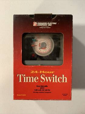 P101pc Paragon New Electric 24 Hour Time Switch 120vac 60hz Non-metallic
