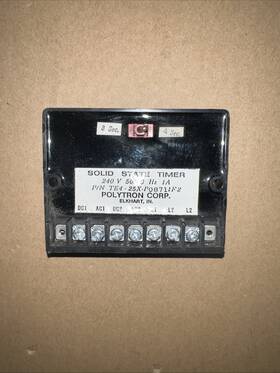 P0871f2 Polytron Corp Te4 25x Solid State Timer Module 8/4 Sec