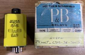 38-30012 Potter & Brumfield And Timer .6 - 60 Seconds 24vdc Cdd New Old Stock