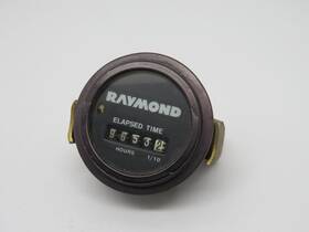 870-218 Raymond Timer Gauge Elapsed Time Hours And 1/10 Used