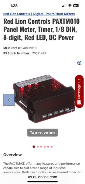 Paxtm010 Red Lion Controls Timer