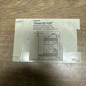 22-120 Regent R5s Controls Interval Timer