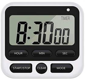 Rumcnjen 670494571272 Digital Kitchen Timer With Mute/loud Alarm Switch On/off 12 Hour Cloc