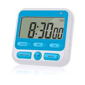 Rumcnjen 796862579807 Upgraded Digital Kitchen Timer On/off Switch 12/24 Hour Clock And Silent Ti