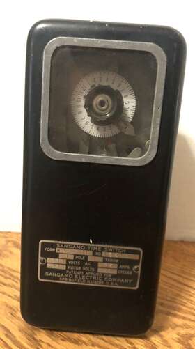 195173 Sangamo Electric Vintage Company Time Switch Form Ka 11 No 230v 35a 50cy