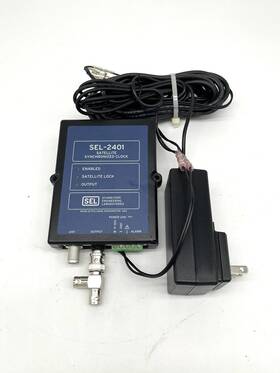 Sel-2401 Schweitzer Engineering Sel 2401 Satellite Synchronized Clock With Cord