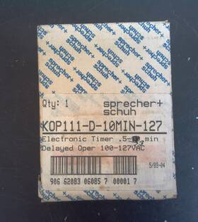 Kop111d Sprecher Schuh Electronic Timer - Nib