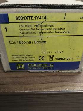 8501xte1y414 Square D New Old Stock Pneumatic Timer Attachment