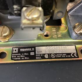 9050a01oe Square D A0-10d Ser A 0802 Lpw9h