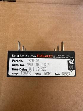 Tsdb420 Ssac Solid State Timer 0.1 - 10 Seconds 120vac New