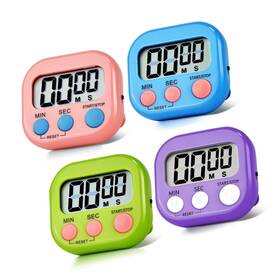 5678 Strendier 4 Pack Digital Kitchen Timer Magnetic With Big Display Loud R Inch