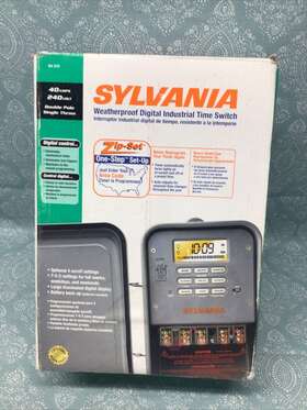 Sa-307 Sylvania Sa-370 Digital Industrial Time Switch