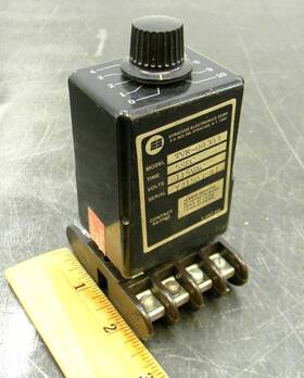 Tvr-00303 Syracuse Electronics Corp 5 Sec 115 Vac Timer