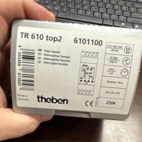 6101100 Theben Tr 610 Top2 Time Switch 115-120vac 8 5 A 250v Made In Germany