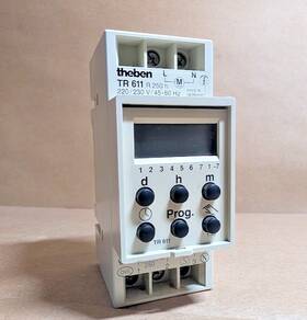 R250h Theben Tr 611 R250 H Digital Time Switch 220/230v 45-60hz