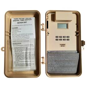 Dg120 Tork Digital Time Switch Seven Day Scheduling No Box Discontinued