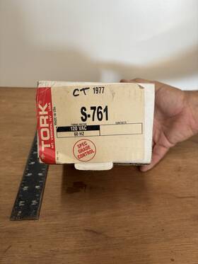 S-761 Tork Duty Cycle Timer Switch 120 Vac 60 Hz Spec Grade Control