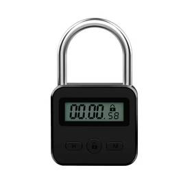 Vrbgify 445037211280 Rechargeable Digital Electronic Time Padlock With 99 Hours Max Indoor/outdor Cou