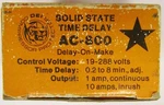 Dei Diversified Electronics AC-800 Time Delay Relay 19-288V. Fixed Price $20.00.