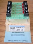 P&b Potter Brumfield 2IO-4B Mounting Board For Input/output Modules CH/4 Pos. Fixed Price $29.99.