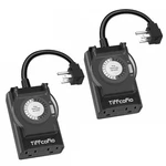 Timer Outlet Waterproof, 24 Hour Mechanical Light Outdoor, Gr.... Fixed Price $33.48.