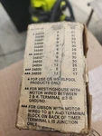 Mallory, 34893, Replacement Defrost Timer, D-70041-7 12HR. 30 Min. Fixed Price $10.00.