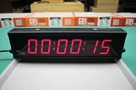 Edi Electronic Display Digital Sign ED206-102-6D-N1 120VAC 16"X4"X2" Timer #0029. Fixed Price $345.00.