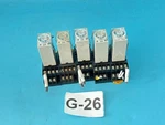 Lot Of 5 Omron H3Y-4 Timer Relays DC24V With Bases Tested, Industrial Automati. Fixed Price $89.00.