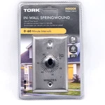 Tork In-wall Interval Timer Switch Stainless Steel Spring Wound RFF60M Silver. Fixed Price $18.01.