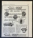 1928 Veeder Root Counters Turn Idle Machine-hours Into Production Vtg Print Ad. Fixed Price $8.95.