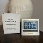 Traceable Digital Timer 8GHH3 Large Display Brushed Nickel Count Up Or Down New!. Fixed Price $9.00.