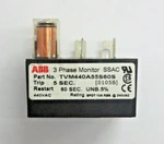 Abb TVM440A55S60S 3-PHASE Monitor (trip Sec. Restart Unb 5% 440VAC). Fixed Price $29.99.