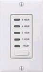Whf EI220W-1 1/2/4/8 Hour Spst 1800-WATT In-wall Countdown Timer White Quietcool. Fixed Price $30.90.