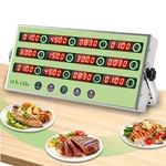 12 Channel Kitchen Timer Commercial Cooking Reminder Restaurant B.... Fixed Price $68.42.
