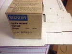 Mallory 12 Hour 30 Min Refrigerator Defrost Timer 34893. BGS144 &236 +1. Fixed Price $5.95.