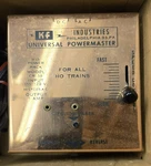Kf Industries Single CB-50 Universal Power Master Factory Box 16VDC/18VAC 1AMP. Fixed Price $13.00.