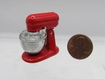 Dollhouse Miniature Counter Top Mixer With Removable Bowl And Lid. Fixed Price $26.99.