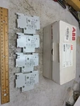 Lot Of 4 New Abb HK-20 Auxiliary Contact 1SAM101901R1001 In Open Box. Fixed Price $28.00.