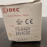 Idec Electronic Timer RTE-B1AD24 24VAC/DC 10A 240VAC/30VDC. Fixed Price $50.00.