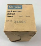 Mallory Defrost Timer 34896 120V 60HZ. Fixed Price $19.40.