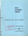 Original Hewlett Packard 5233L Electronic Counter Op&svc Manual 05223-9004. Fixed Price $20.99.