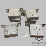 6X Raco 223 Square Electrical Box 21 Cu In 2-GANG Galvanized Steel. Fixed Price $45.00.