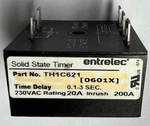 Entrelec TH1C621 Solid State Timer Relay 0.1-3 Sec. 20A 230VAC. Fixed Price $29.95.