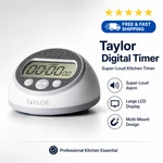 Taylor Precision Products Super-loud Digital Timer Silver (5873) Free Ship. Fixed Price $24.49.