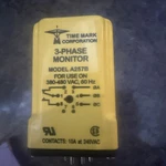 Time Mark Corp. 3-PHASE Power Monitor Model A257B, 380-480 Vac, 60 Hz, 10A,240. Fixed Price $75.00.