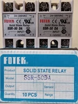 Fotek Solid State Relay SSR-50DA Module 3-32 Vdc To 24-380 Vac, 50A Max. Fixed Price $11.38.